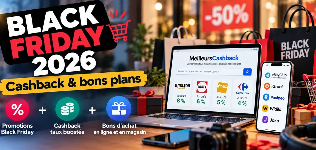 Black Friday 2026 : les meilleures offres cashback et mes astuces pour économiser
